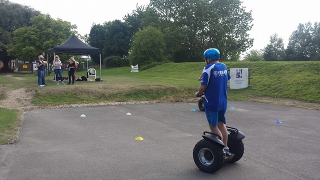  Allí no hay obstáculos para un segway